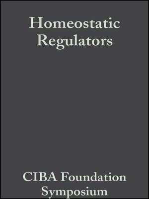 cover image of Homeostatic Regulators